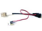 内部USBヘッダピンからUSBメスと5V電源ラインの引き出し