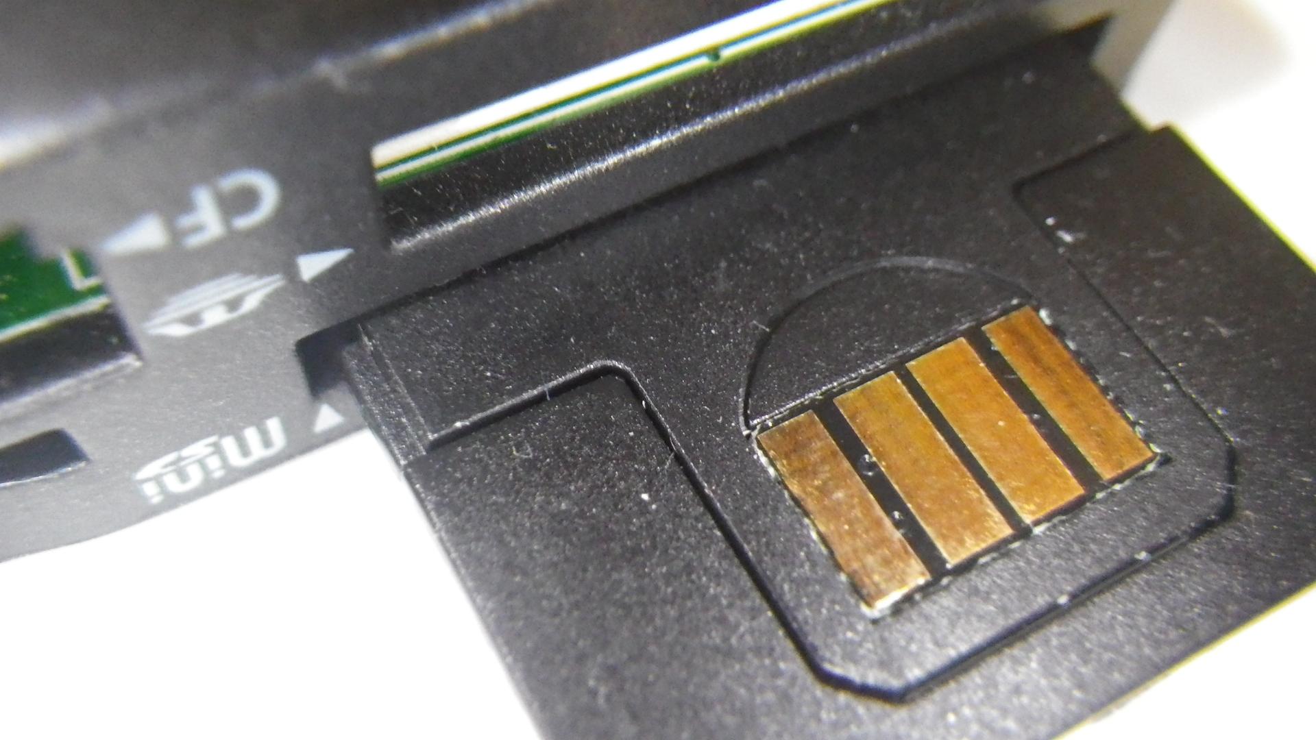 microSD→SD→USBアダプタ microSDカードの保管にも良い TTB microSD → SD