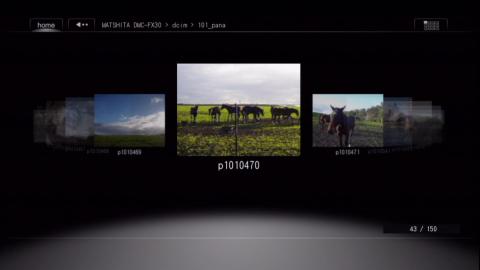 外部ストレージ デジカメサムネイル表示