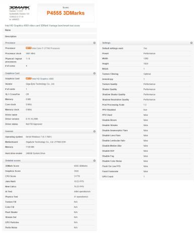 3D Mark Vantage HD4000