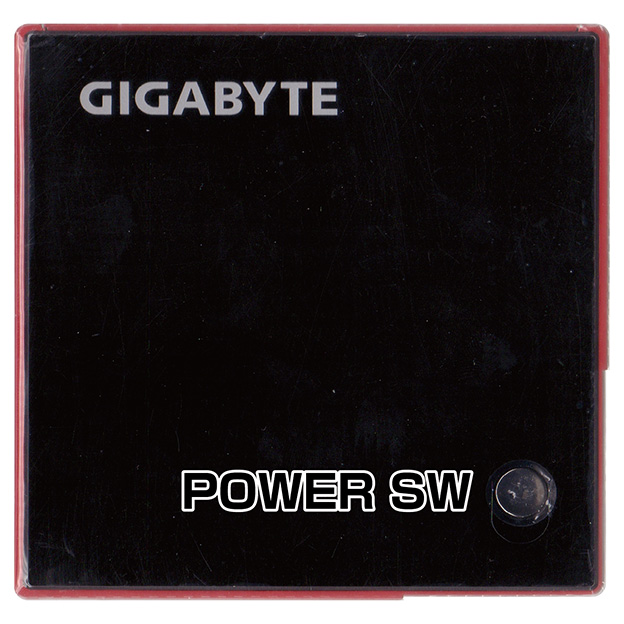 天板に電源スイッチ