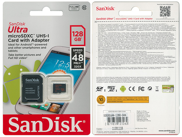 大容量micro Sdxcカードです Sandisk Microsdxc Ultra Uhs I New 48mb S 128gb Sdsdquan 128g サンディスク 海外パッケージ品のレビュー ジグソー レビューメディア