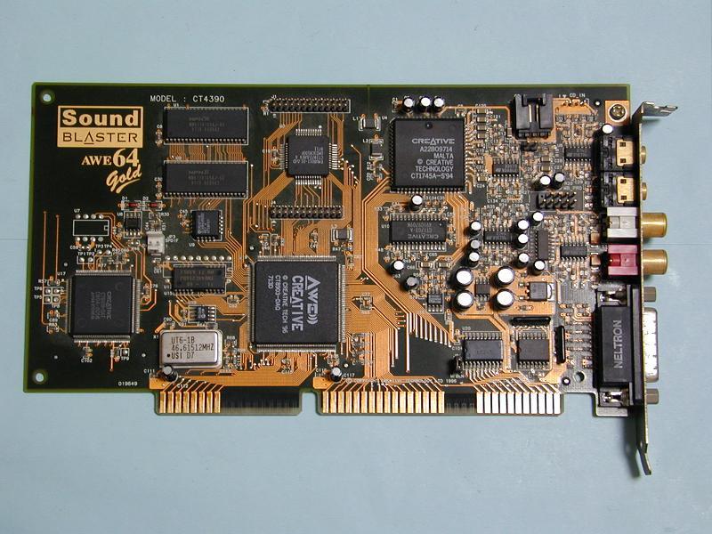 ISA最強のHI-FIサウンドカード(；=ﾟωﾟ)=333 - SoundBlaster AWE64 