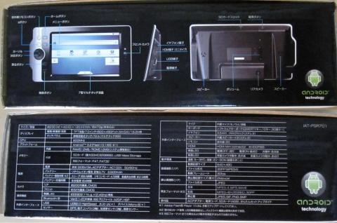 パッケージ側面