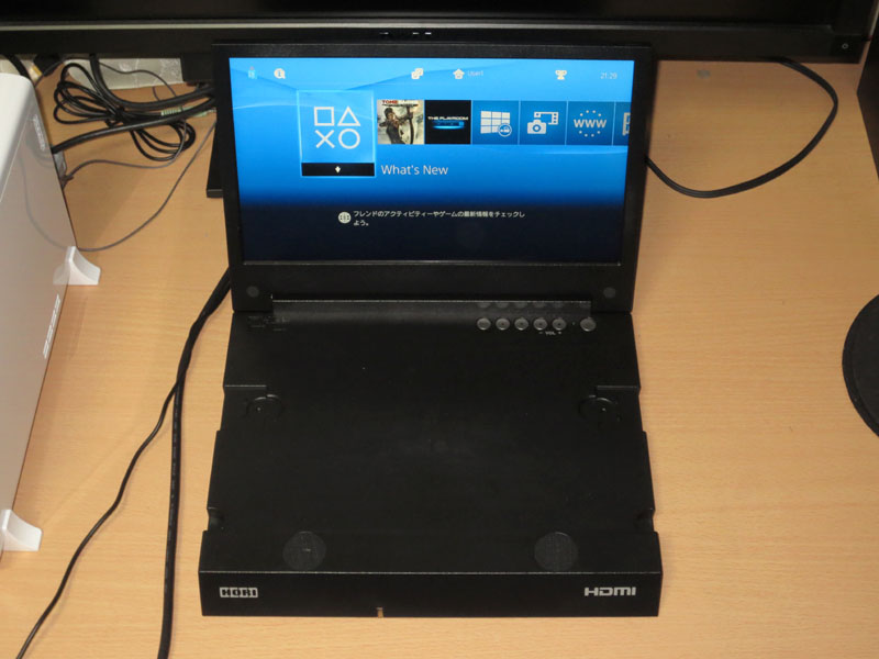 HORI製のPS4用一体型液晶モニター - 【PS4対応】フルHD 液晶モニター 