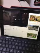 再生中のiPad画面