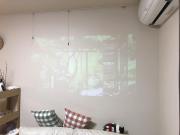 ライトがついてると映像はほぼ見えない