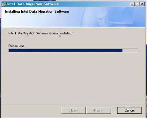 インストール中