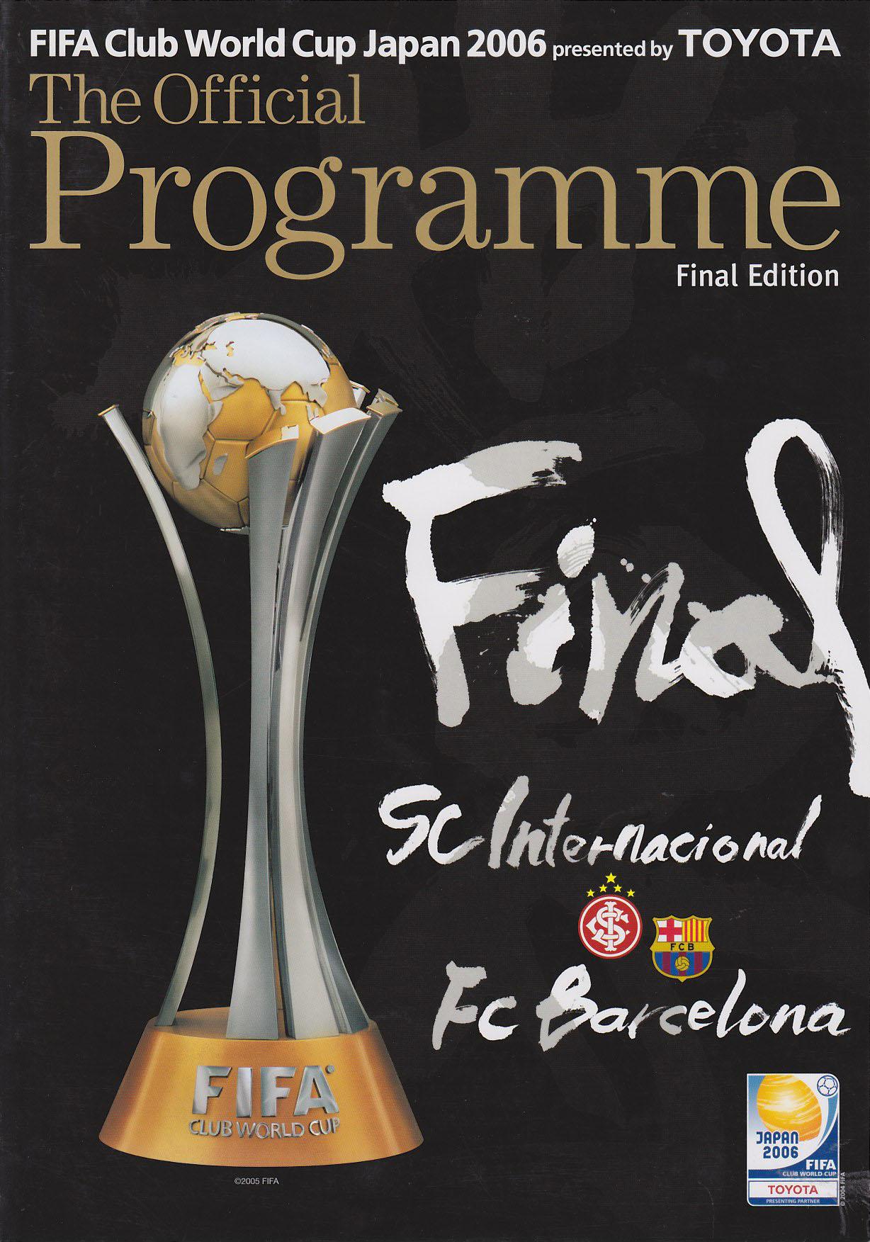 クラブワールドカップ06のパンフ Fifa Club World Cup Japan06 Presented By Toyota The Official Programme Final Edistionのレビュー ジグソー レビューメディア