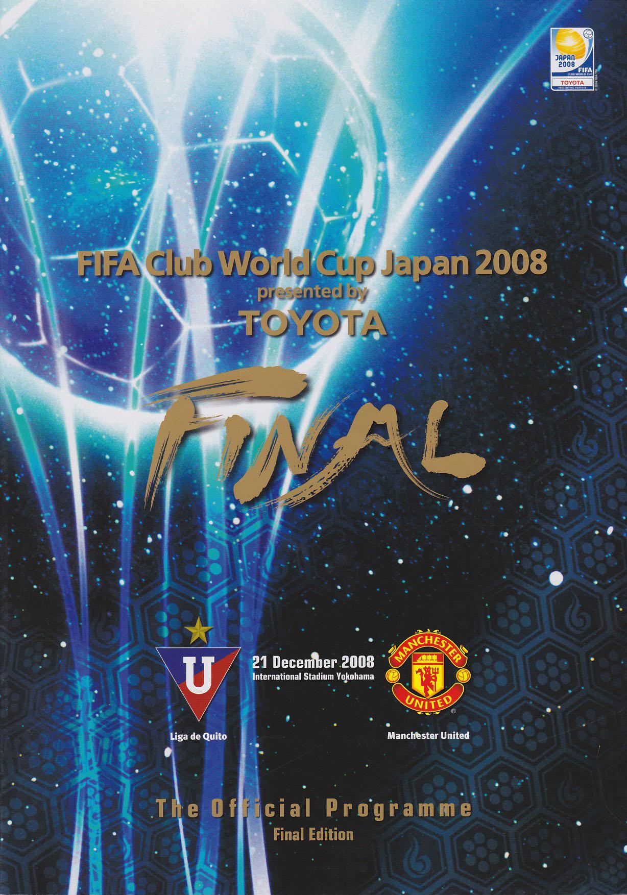クラブワールドカップ08のパンフ Fifa Club World Cup Japan08 Presented By Toyota The Official Programme Final Edistionのレビュー ジグソー レビューメディア