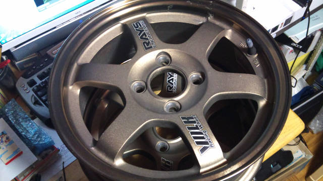 RAYS 鍛造ホイール TE37 14インチ 5.5J +35 PCD 4-100 - RAYS TE37 