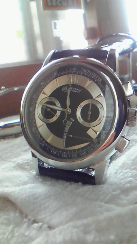 ビーバレル手巻き式クロノグラフ 【訳あり】B-Barrel 丸 