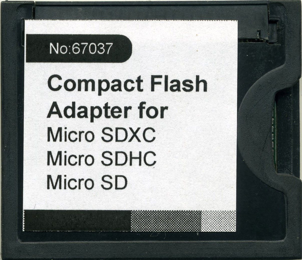 Flash Cardに変換できます micro SD CFカード変換アダプタのレビュー