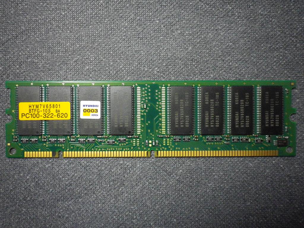 64MB SDRAM - メモリー HYM7V665801 PC100-322-620 64MBのレビュー | ジグソー | レビューメディア