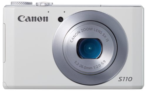 持ってます - Canon デジタルカメラ PowerShot S110(ホワイト) 約1210万画素 F2.0 光学5倍ズーム PSS110