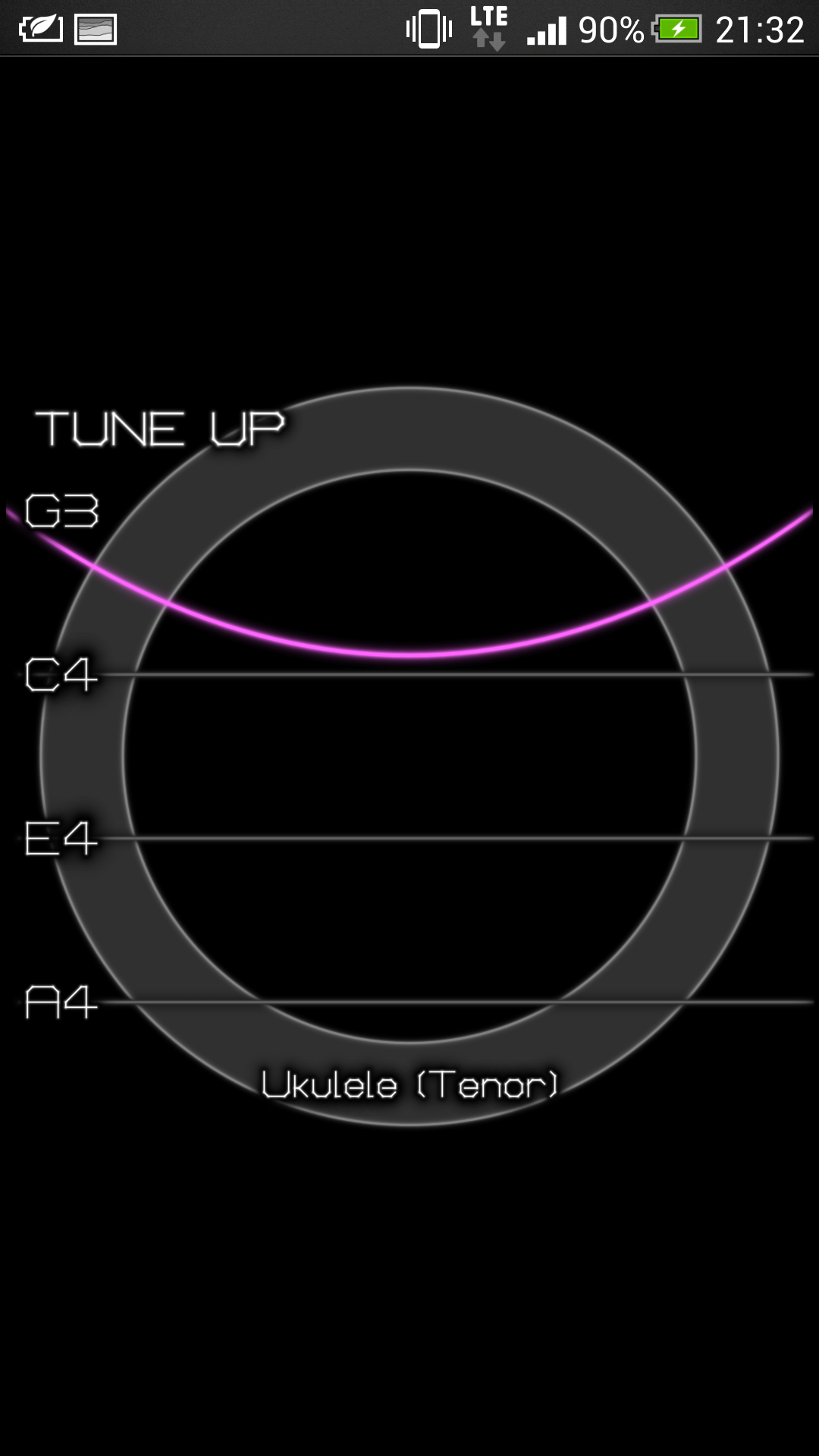 Android用音程調整アプリ（チューナー） PitchLab Guitar Tuner (FREE)のレビュー ジグソー