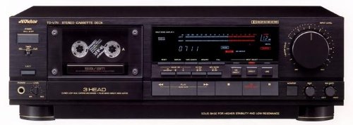 希少】ビクター ステレオカセットデッキ TD-V721 通電・音出し確認済み 