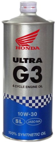 やっぱり純正なのか Honda ホンダ純正オイル Ultra G3 ウルトラ G3 10w 30 Sl 100 化学合成油 1l 4サイクル用 034 Htrc3 のレビュー ジグソー レビューメディア