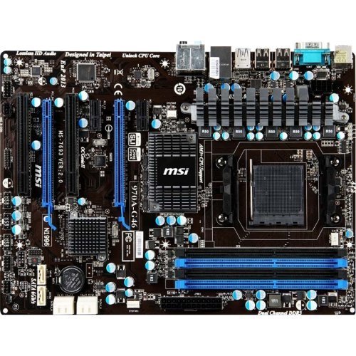 MSI製のAMD FXシリーズ対応ATXマザーボード MSI 970AG46 Desktop MotherboardAMD 970
