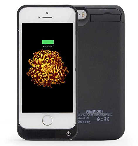 分厚いけどスマホ漬けの生活にはいい Dutison Iphone5 5s Se バッテリー内臓ケース 大容量40mah 急速充電 スタンド機能 Usbケープルで2台同時充電可能 ブラック のレビュー ジグソー レビューメディア