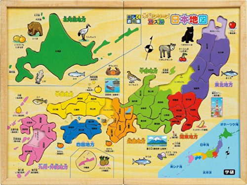 二歳には少し難しい 木製 パズル日本地図 木製 パズル日本地図のレビュー ジグソー レビューメディア