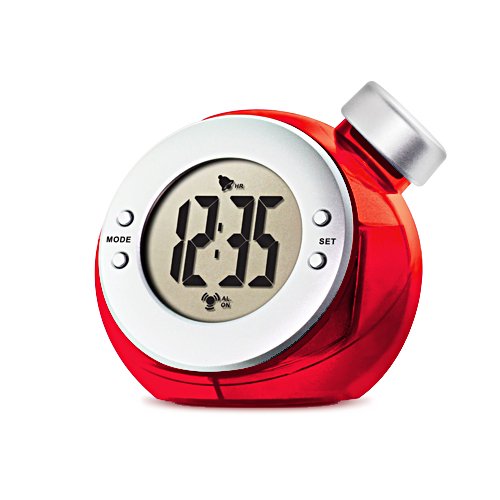 10年間、動き続けている時計 VERSOS ウォーター バッテリー アラーム クロック TIME H2O レッド VS302のレビュー