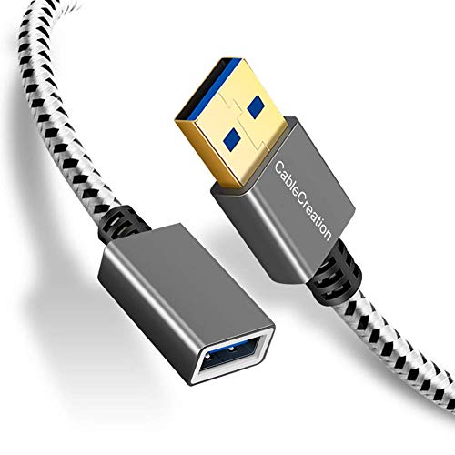 USB3.0延長ケーブル - USB 3.0延長ケーブル,CableCreation Type A オス メス リピーター延長ケーブル 超高速