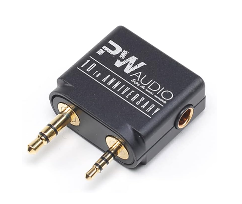 PW audio CIEM2pin to Fitear 変換アダプタ AK製DAPの端子間距離が同じであることをこのアダプタで初めて知った