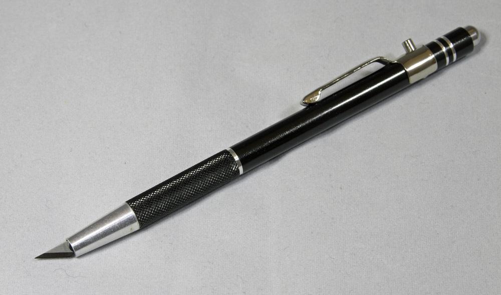 ノック式ペンの様なデザインナイフ ノック式カッター スクラップホリック ブラック Sch Cut1 Bkのレビュー ジグソー レビューメディア