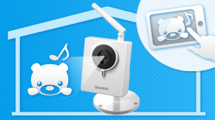 外出先からペットの様子が分かる!無線LAN対応ネットワークカメラ「Qwatch(クウォッチ)」