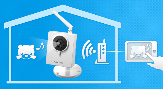 外出先からペットの様子が分かる！無線LAN対応ネットワークカメラ「Qwatch（クウォッチ）」