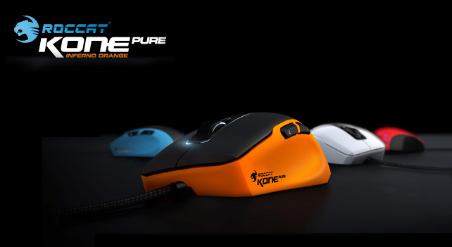 ハイエンドゲーミングマウス「ROCCAT™ Kone Pure Inferno Orange」