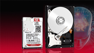 WD Red 4TB(3.5インチ) ＆ WD Red 1TB(2.5インチ)