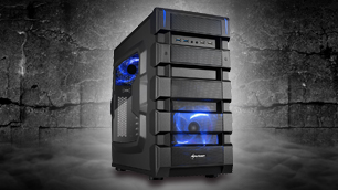 質実剛健ッ!Sharkoon製ミドルタワー PCケース「SHA-BD28-B」