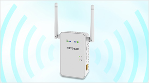 エクステンダー（無線LAN中継機） EX6100 で無線LAN電波の到達範囲を拡張！