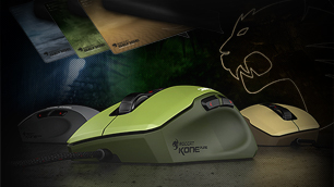 ROCCAT™ Kone Pure Military ＆ ROCCAT™ Sense ～ ゲーミングマウス＆マウスパッド ～