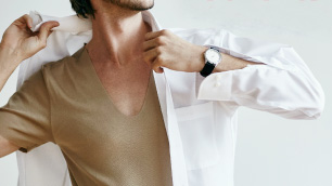 ISETAN MEN’S × ZIGSOW コラボ企画 第3弾 「SEEK(シーク) CUT OFF PREMIUM（UネックTシャツ）」