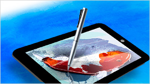 タッチペン Fine Point Pro Avance ～あらゆる保護シートの上から書ける極細ペン先～