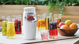 家庭で簡単お手軽においしいフルーツビネガーが作れちゃう|OLALA フルーツビネガーメーカー EH-4686W