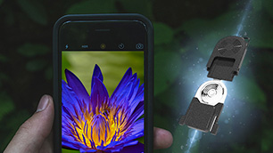 ハルスコープ ~貼るだけでスマホが顕微鏡に!~