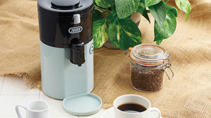 Toffy 全自動ミル付コーヒーメーカー「K-CM2」 ~豆挽きからドリップまで1台で~