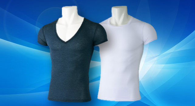 高機能吸汗速乾素材使用の形状安定半袖インナーシャツ|dri-comfort（ドライコンフォート）
