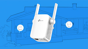 AC1200 無線LAN中継器 RE305 でおウチのWi-Fiの死角を解消!