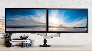 FLEMO モニターアーム ~オフィスや家庭のモニター環境を改善~