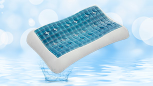 頭と首を優しく包む「Technogel®Sleeping Contour Pillow II」で朝までぐっすり