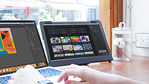 無限の可能性を秘めた持ち運べるディスプレイ GeChic「On-Lap 1306H」