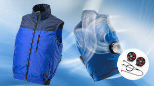 真夏の暑さを吹き飛ばせ! ミズノのファン付きジャケット「エアリージャケットTOUGH ベスト」で作業が快適!!