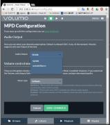 Raspberry Pi B のUSBに接続したSD398と、直接搭載したIrBerryDACが出ている。