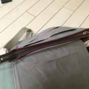 ファスナーを閉じた状態