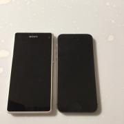本体はiPhone5sとほぼ同じ大きさ